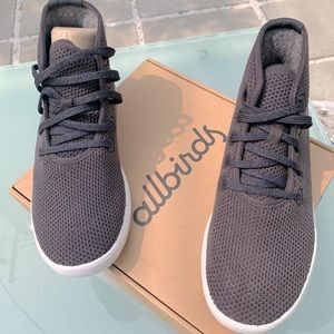 NIB - Allbirds Grey Tree Topper high tops - MENS Size 8/Womens Size 10